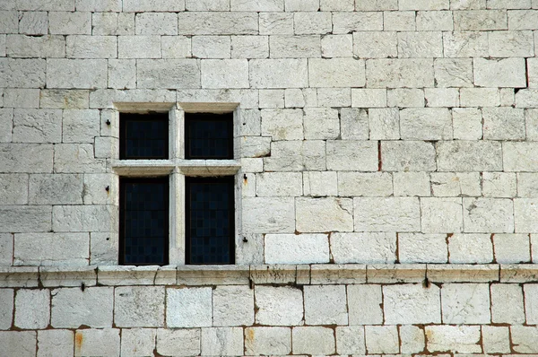 Stone wall with window