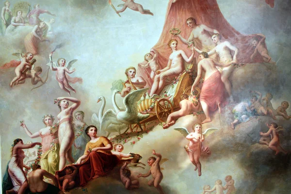 Fragment of ceiling painting