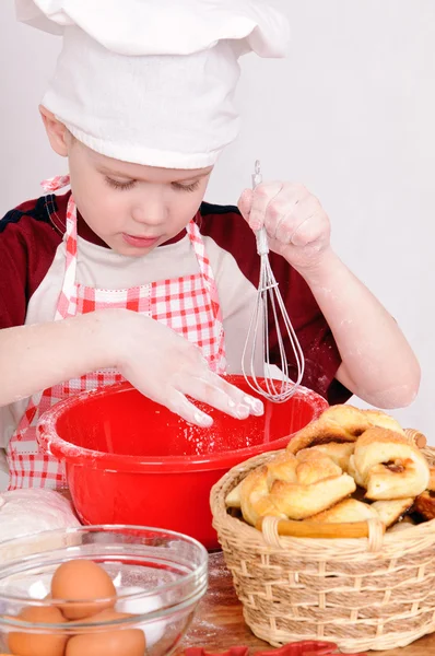Enfant cuisinier — Photo
