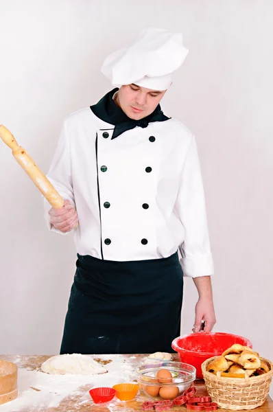 忧郁的厨师 — 图库照片