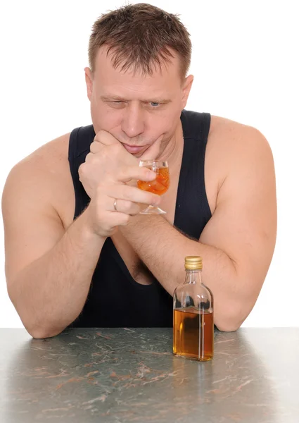 Пьяный человек Стоковое Фото