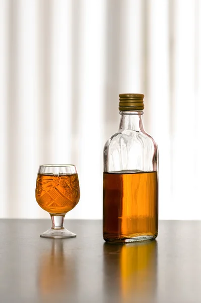 Bottle whiskey — Stock Photo, Image