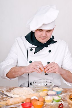 Chef in uniform clipart