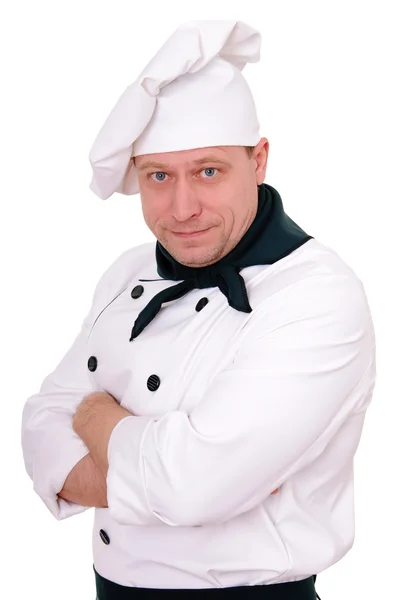 Chef-kok in het uniform — Stockfoto