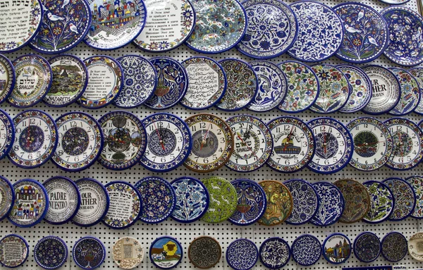 Keramikgeschäft in der Altstadt von jerusalem — Stockfoto