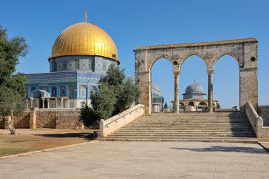 Dome of the Rock. clipart