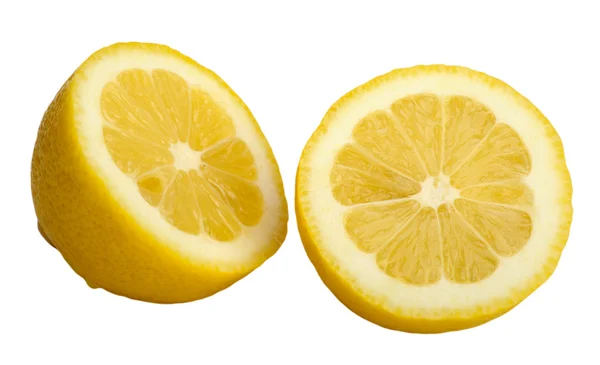 Лимоны, изолированные — стоковое фото