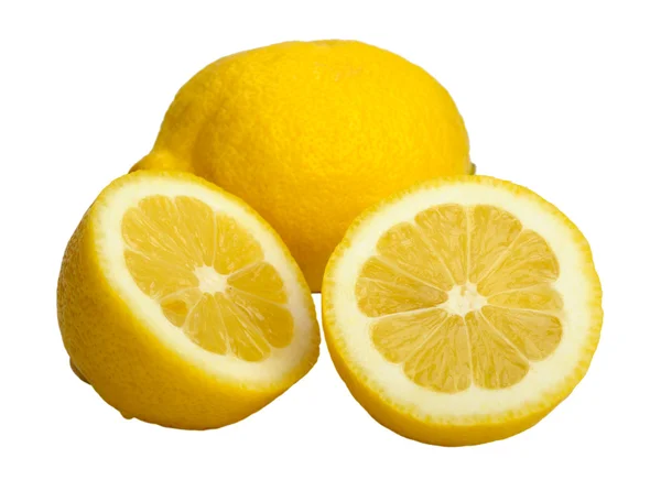 Zitronen, isoliert — Stockfoto