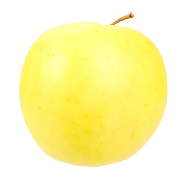 Μεγάλο φρέσκο κίτρινο μήλο — Φωτογραφία Αρχείου