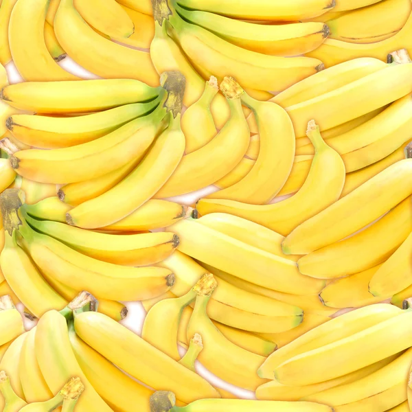 Seamless pattern of yellow bananas — Stock Photo, Image