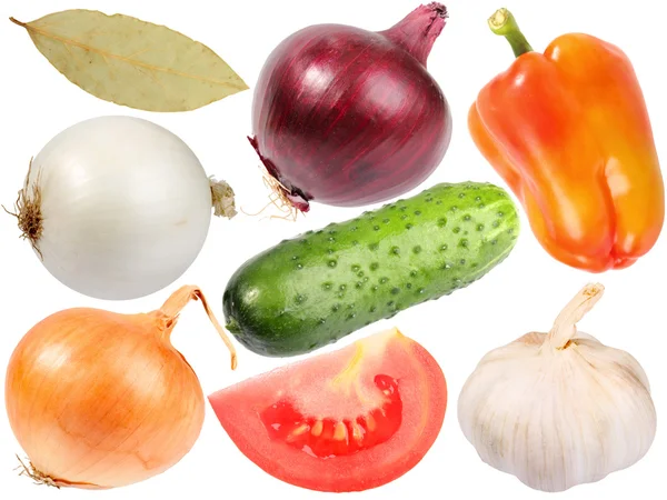 Świeże spicees i warzywa — Zdjęcie stockowe