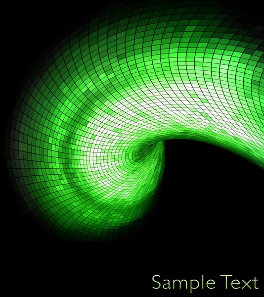 Grüner geometrischer Tech-Hintergrund. — Stockfoto