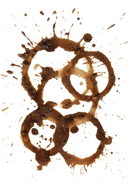 Kaffeeflecken. — Stockfoto