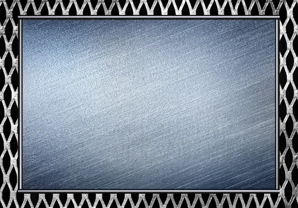 Metall platta stål bakgrund. — Stockfoto