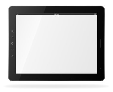 Vector tablet computer clipart