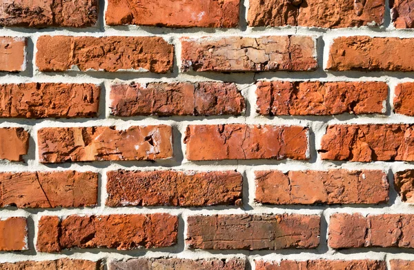 Burnt brick wall — Stock Photo, Image