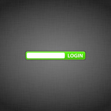 Login form on the website clipart