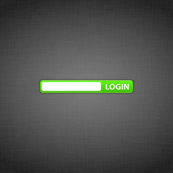 Login form on the website — Stock Vector