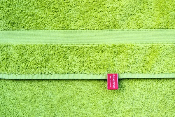 Green textured material — Stock Photo, Image