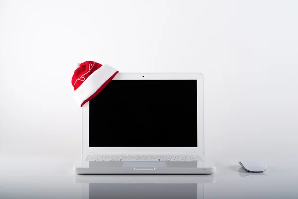 stock image New laptop as a gift