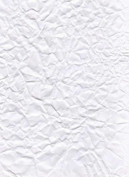 Textura del papel blanco arrugado — Foto de Stock