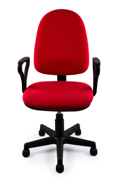Kırmızı ofis koltuğu — Stok fotoğraf