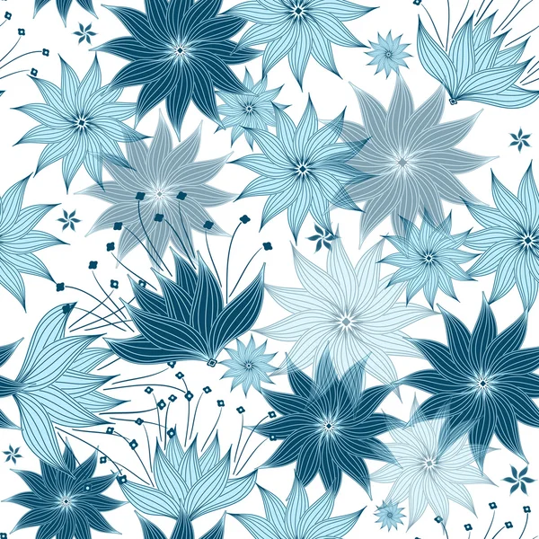 Seamless floral pattern — Stock Vector