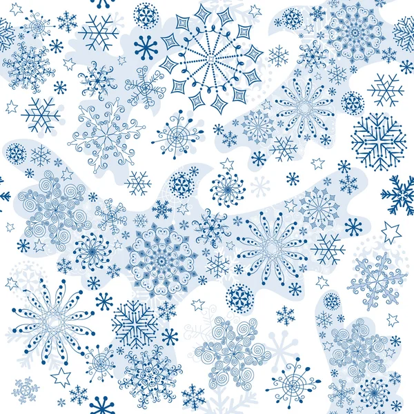 冬季无缝模式 — 图库矢量图片