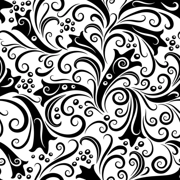 완벽 한 꽃 그래픽 패턴 — 스톡 벡터