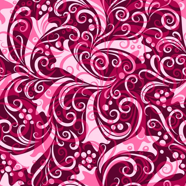 Фіолетовий безшовний квітковий візерунок — стоковий вектор