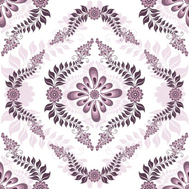 Seamless white-pink pattern clipart