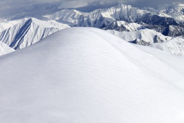 View from ski slopes