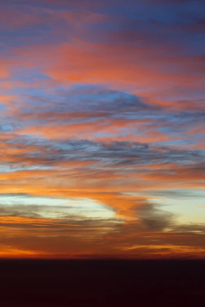 Sunrise sky over the sea — Stock Photo, Image