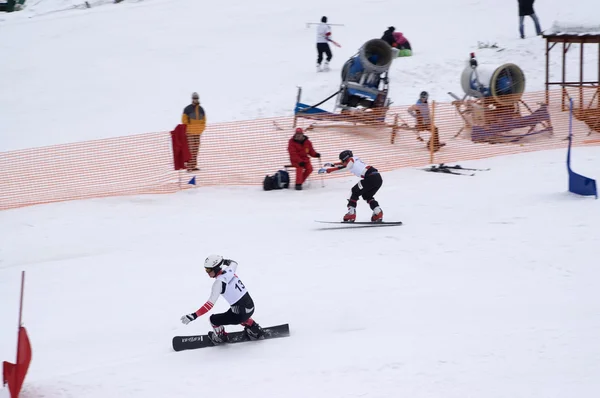 Snowboard. rekabet. — Stok fotoğraf