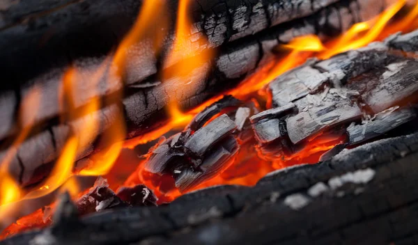 Fire close-up view — Stock Photo, Image