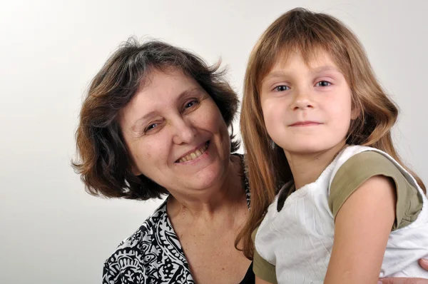 Child with grandmother — Stock Photo, Image