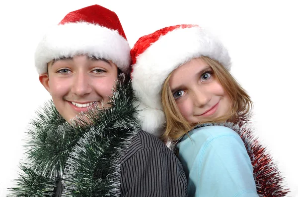 Рождественские дети — стоковое фото