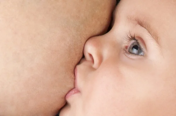 授乳中の赤ちゃん — ストック写真