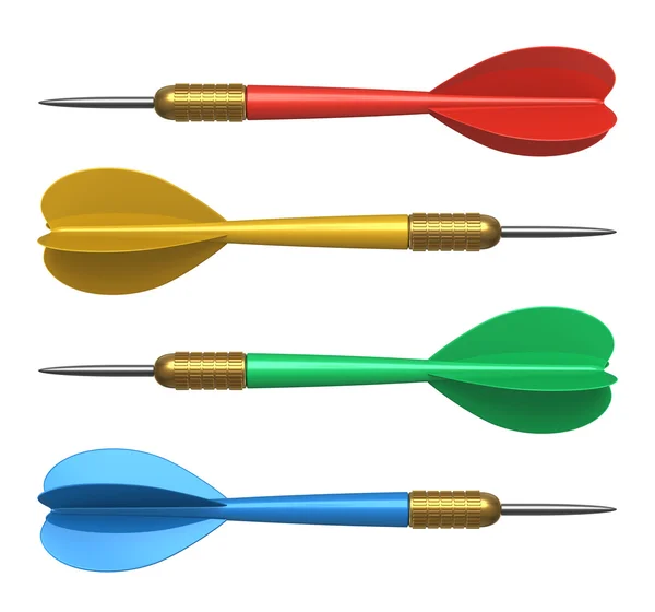 Set of color darts — Stock Photo, Image