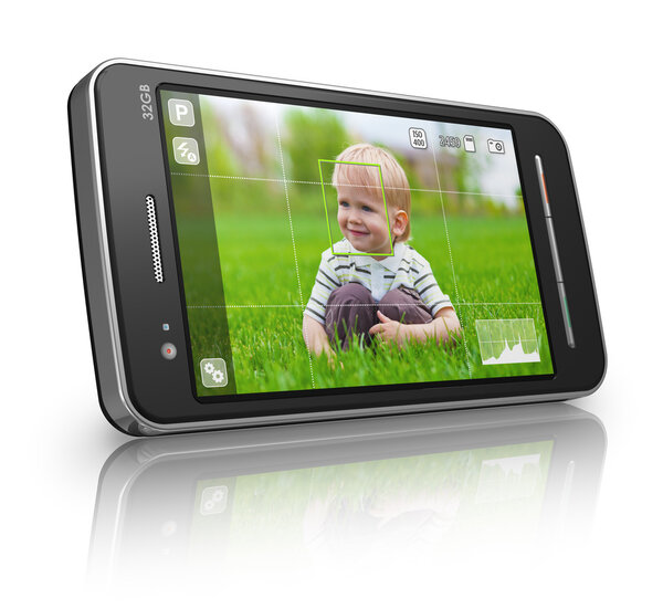 Taking pictures with smartphone