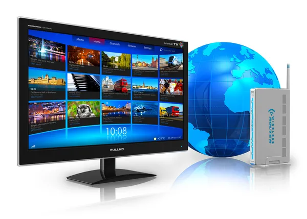Internet television concept — Stock Photo, Image