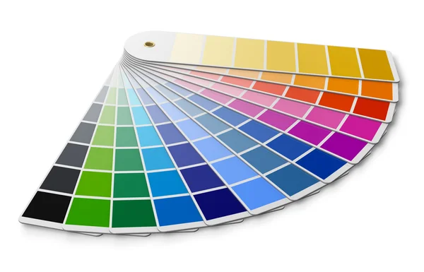 Guia de paleta de cores pantone — Fotografia de Stock