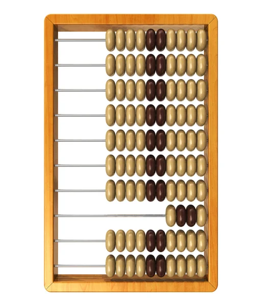 Fából készült abacus — Stock Fotó