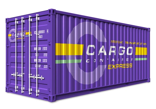 Cargo container — Stockfoto