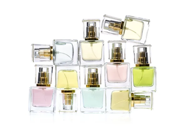 stock image Bottles of perfume
