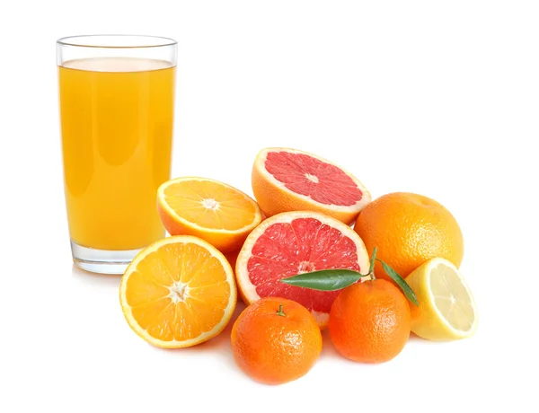 Meyve suyu ve ctrus — Stok fotoğraf
