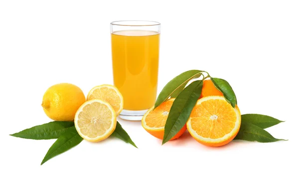 Sitron og appelsinjuice – stockfoto