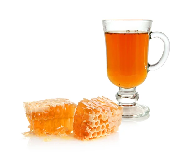 茶和蜂蜜 — 图库照片