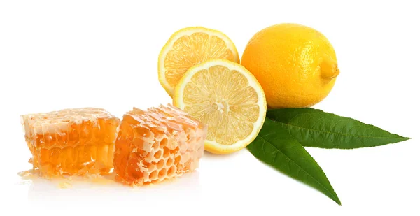 Лимон и мед — стоковое фото