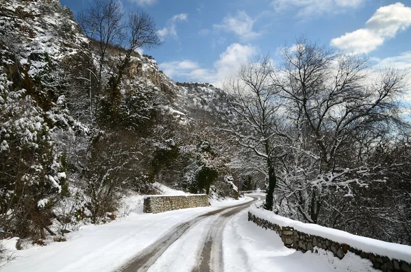 stock image Mountain road